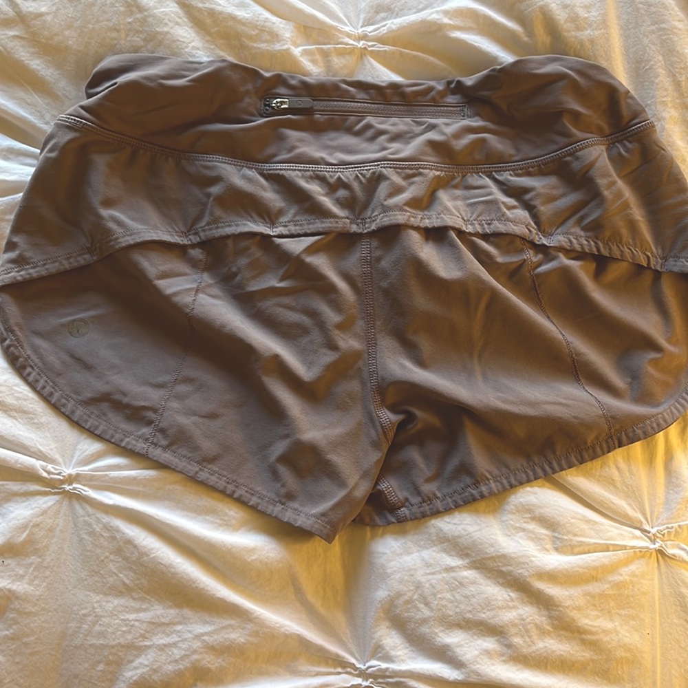 Lavender lululemon speed up shorts